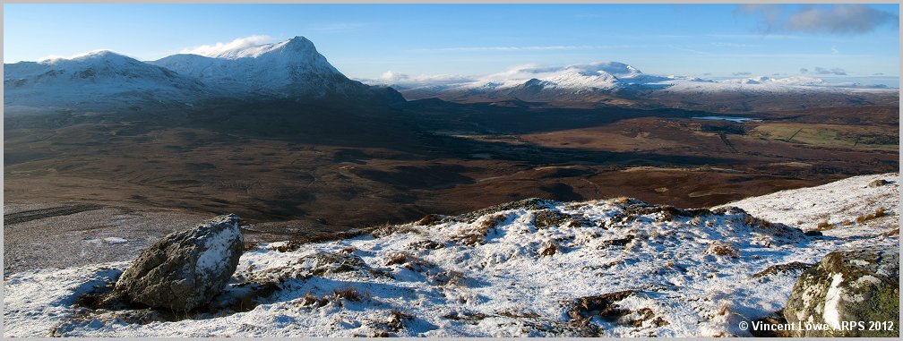 Ben Loyal and Ben Hope from Cnoc Craggie, Sutherland.